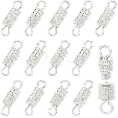 100Pcs Alloy Screw Clasps FIND-SC0012-07S-1