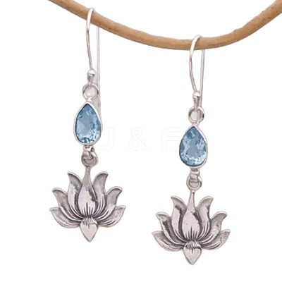Zinc Alloy Rhinestone Dangle Earrings FS-WGA189A-01-1