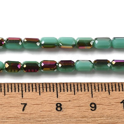 Electroplate Glass Beads Strands EGLA-D031-01-13-1