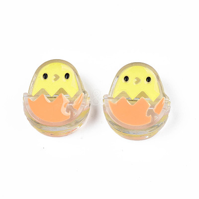 Transparent Acrylic Beads ACRC-S039-07E-1