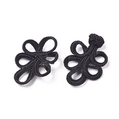 Handmade Chinese Frogs Knots Buttons Sets BUTT-WH0014-24A-1