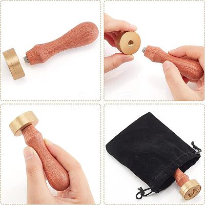 1Pc Brass Stamp Head DIY-OC0008-30M-1