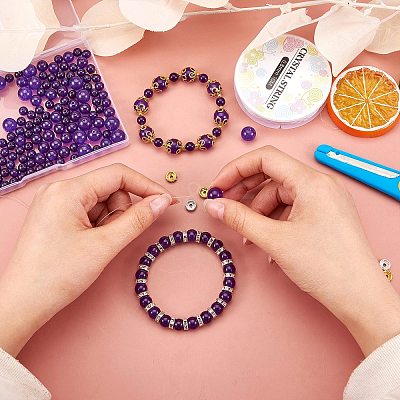 175Pcs Natural Malaysia Jade Beads for DIY Jewelry Making DIY-SZ0005-97-1