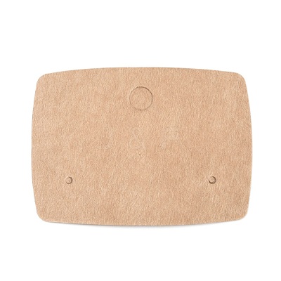 Blank Kraft Paper Earring Display Cards CDIS-G005-09-1