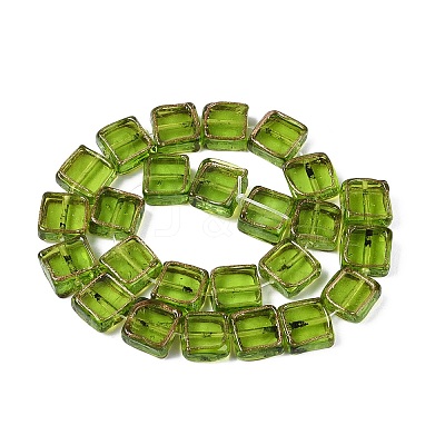Handmade Gold Sand Lampwork Beads LAMP-N041-01F-1