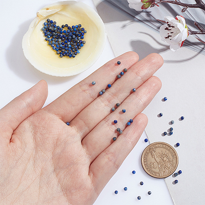 2 Strands Natural Lapis Lazuli Beads Strands G-NB0004-64-1