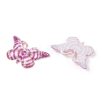 Printed Translucent Acrylic  Pendants OACR-T028-17C-1