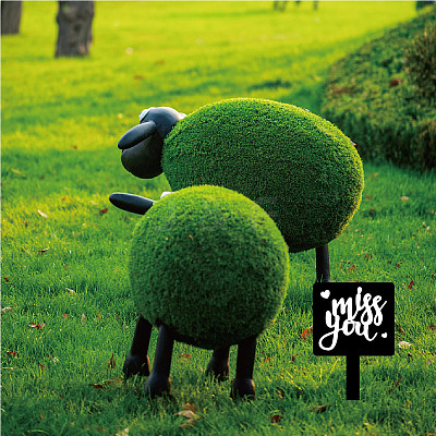 Acrylic Garden Stake AJEW-WH0382-004-1