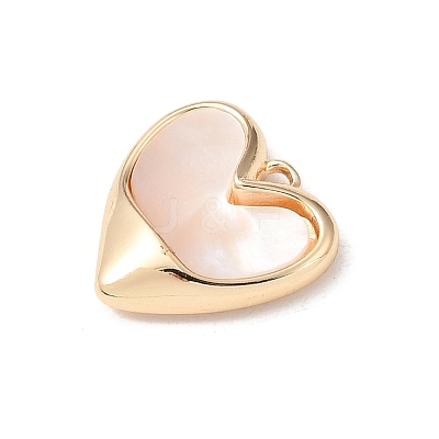 Natural Shell Pendants KK-N290-01G-1