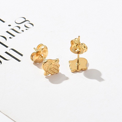 304 Stainless Steel Stud Earrings for Women STAS-Z117-16G-02-1