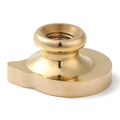 Geometric Leaf Frame Brass Stamp Heads LS-AJEW-H149-03G-03-1