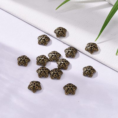 Tibetan Style Bead Caps X-TIBEB-A24621-AB-FF-1