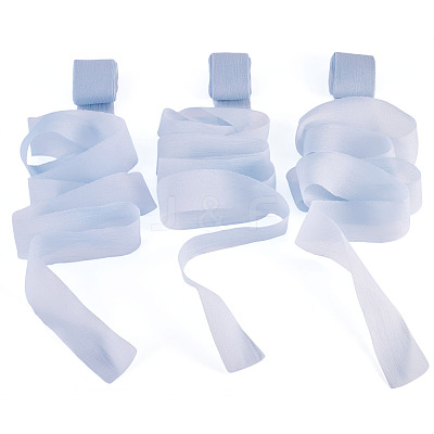 3 Rolls Frayed Polyester Ribbon OCOR-TA0002-97A-1