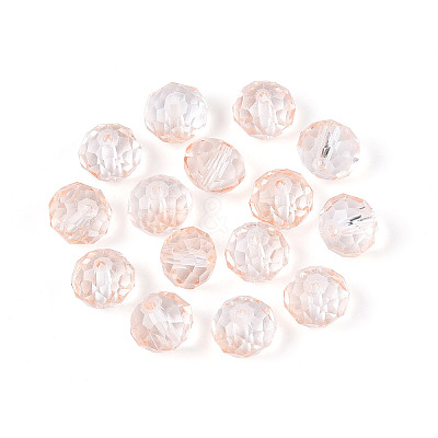 Baking Paint Transparent Glass Beads GLAA-N011-10mm-09-1