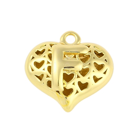 Hollow Brass Pendants for Valentine's Day KK-M289-03E-G-1