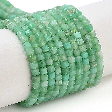 Natural Chrysoprase Beads Strands G-B088-E19-02-1