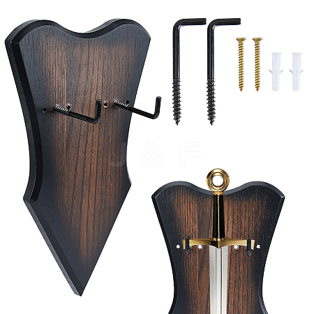 Wooden Sword Katana Holder Stand ODIS-WH0081-12A-1