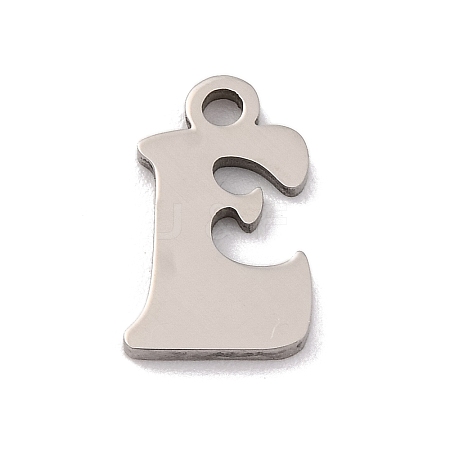 Non-Tarnish 201 Stainless Steel Charms STAS-U016-01P-E-1