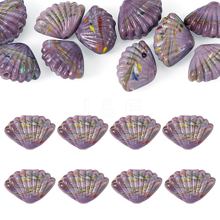 10Pcs Handmade Lampwork Beads LAMP-TADJ0001-07C-1