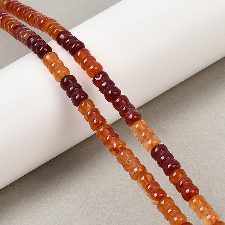 Natural Red Agate(Dyed & Heated) Beads Strands G-P595-A02-01-1