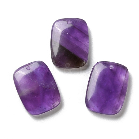 Natural Amethyst Pendants G-B123-06C-1