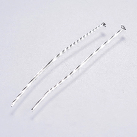 Tarnish Resistant 304 Stainless Steel Flat Head Pins X-STAS-F146-01P-40mm-1