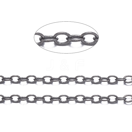 Brass Cable Chains X-CHC034Y-B-1