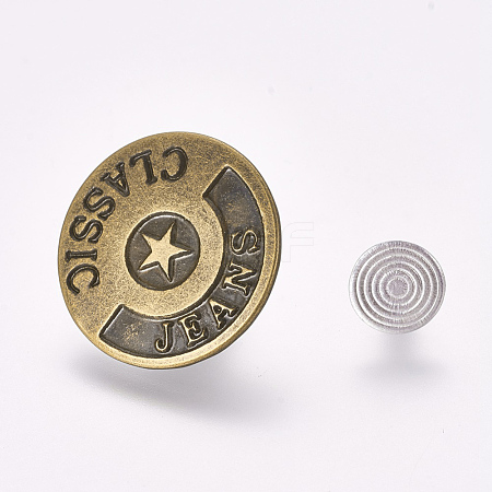 Iron Button Pins for Jeans IFIN-WH0051-16L-1