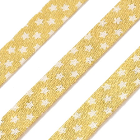 5M Cotton Linen Strar Printed Ribon LS-OCOR-K008-01A-01-1