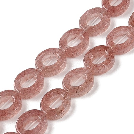 Natural Strawberry Quartz Beads Strands G-M439-A11-01-1