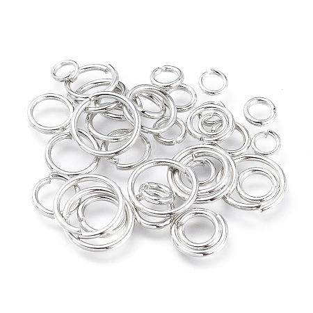 Brass Open Jump Rings KK-JQ0001-01P-1