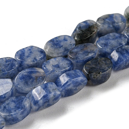 Natural Blue Spot Jasper Beads Strands G-M420-H06-03-1