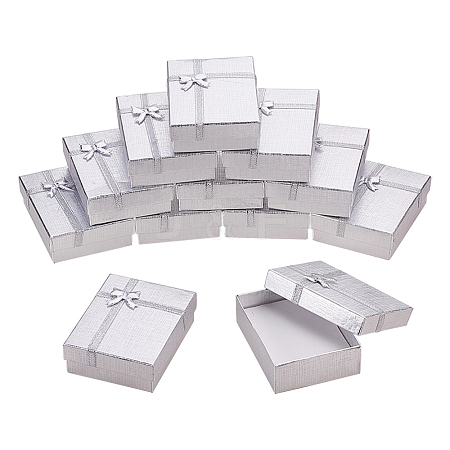 BENECREAT Cardboard Pendant Necklaces Boxes CBOX-BC0001-18B-1