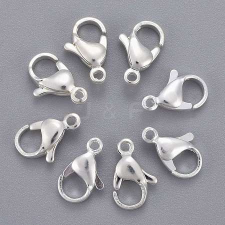 304 Stainless Steel Lobster Claw Clasps X-STAS-E464-21E-S-1