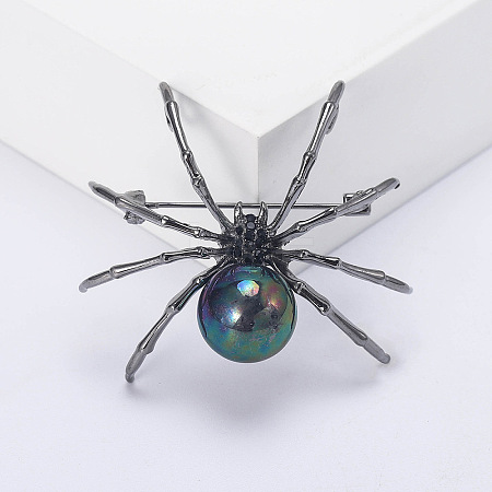 Spider with Plastic Pearl Pins PW-WG19805-02-1