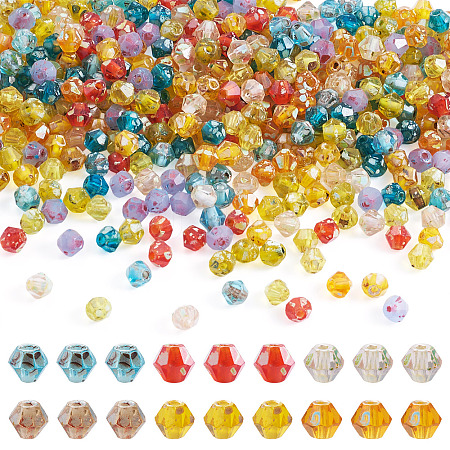 Picasso Baking Paint Glass Seed Beads SEED-TA0001-62M-1