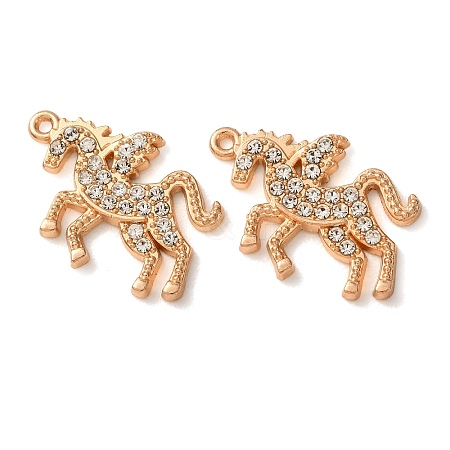 Alloy Rhinestone Pendants RB-CBAA987-03KCG-1