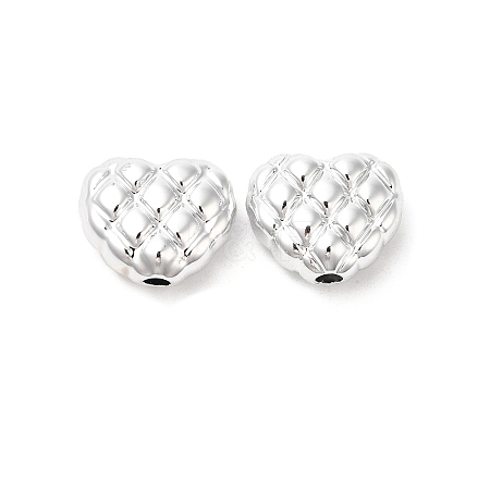 Plating CCB Plastic Waffle Beads X-PACR-C004-08P-1