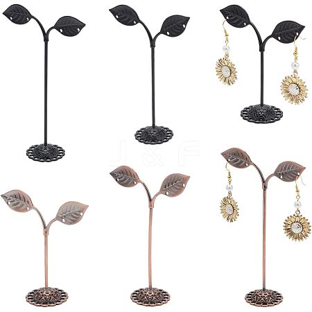 3 Pcs Iron Earring Displays Sets EDIS-FG0001-09-1