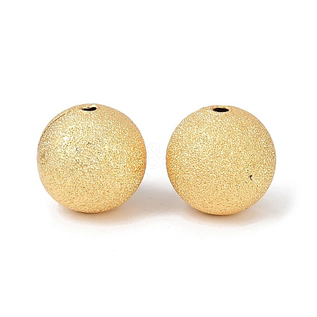 Textured Brass Beads KK-F931-31B-G-1
