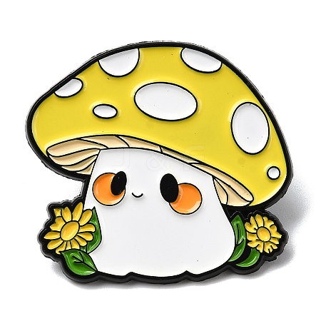 Mushuroom Enamel Pins JEWB-I055-02EB-04-1