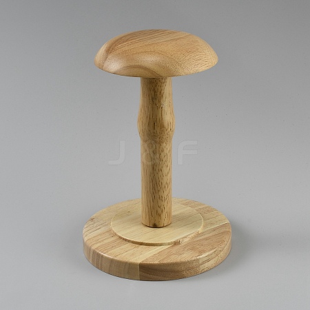 Wooden Hat Display Stands for Desktop ODIS-WH0086-240A-1