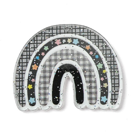 Opaque Acrylic Pendants LS-SACR-P032-01A-1