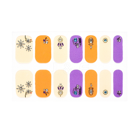 Full Cover Nombre Nail Stickers MRMJ-S060-ZX3092-1