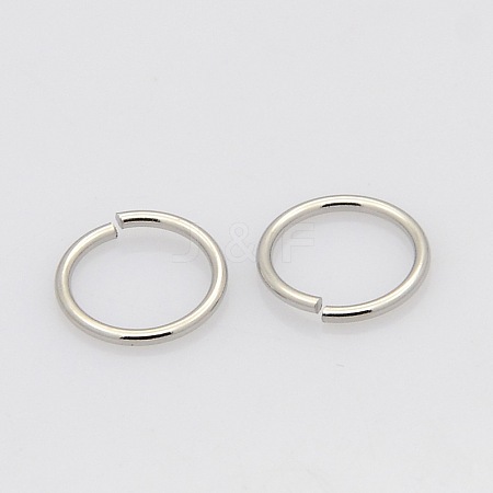 Tarnish Resistant 304 Stainless Steel Open Jump Rings Jump Rings STAS-N015-04-10x1.2mm-1