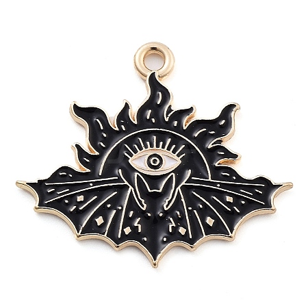 Halloween Alloy Enamel Pendants FIND-M019-02C-1