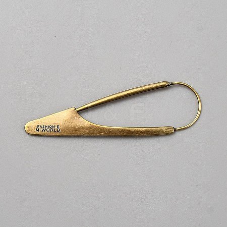 Zinc Alloy Safety Pins JEWB-WH0030-78J-1