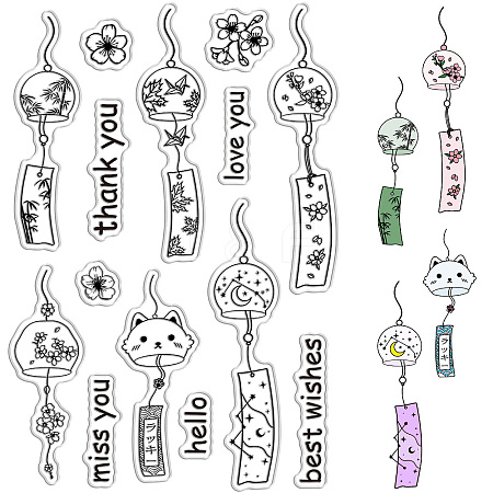 Custom PVC Plastic Clear Stamps DIY-WH0439-0437-1