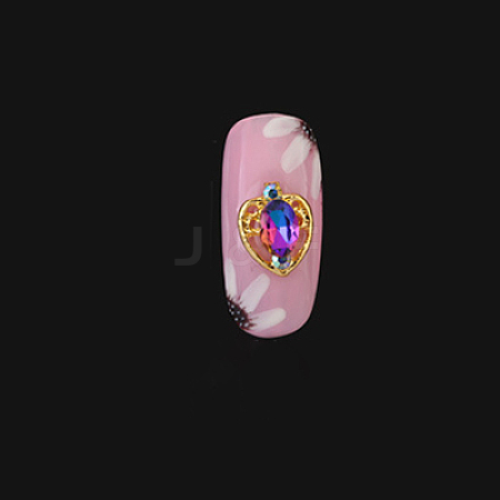Alloy Rhinestone Cabochons MRMJ-T010-161L-1