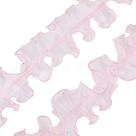 5 Yards Pleated Organza Ribbon OCOR-GF0002-33A-1